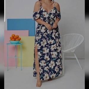 Floral Shein maxi dress
